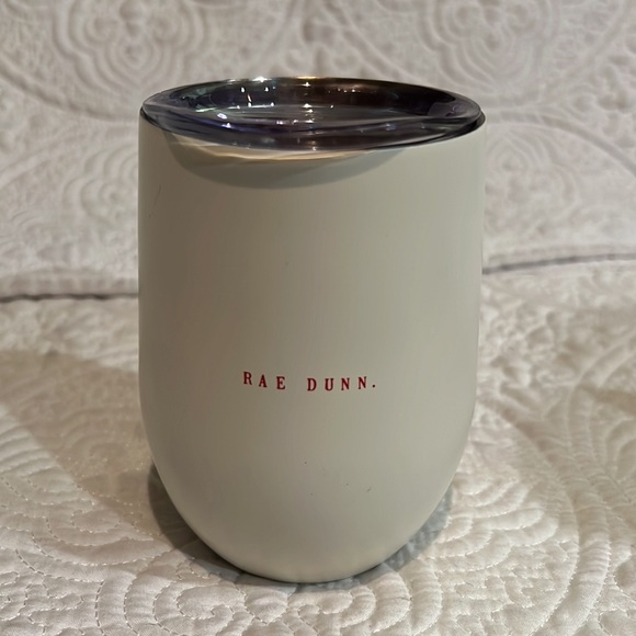 Rae Dunn Santa and Elf stemless wine glasses with lids - Picture 4 of 15